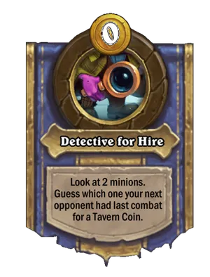 Detective for Hire card