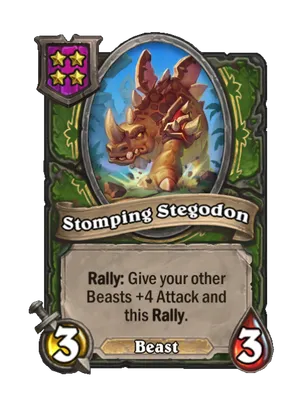 Stomping Stegodon