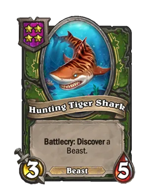 Hunting Tiger Shark