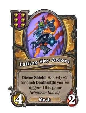 Falling Sky Golem
