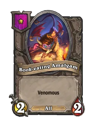 Book-eating Amalgam card