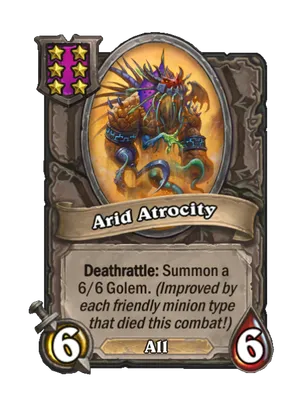 Arid Atrocity card