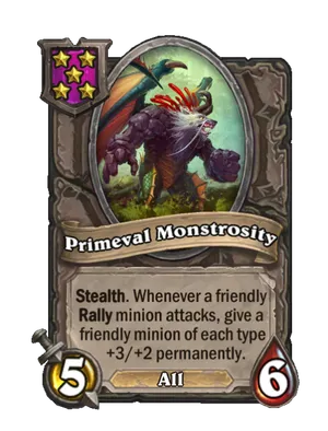 Primeval Monstrosity card render