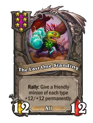 The Last One Standing card