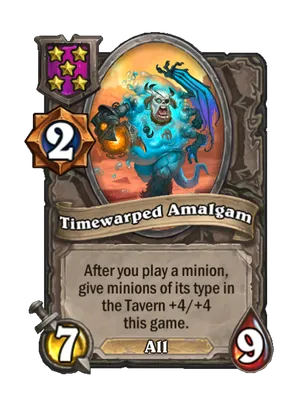 Timewarped Amalgam card