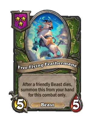 Free-Flying Feathermane card render