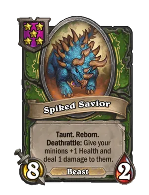Spiked Savior card