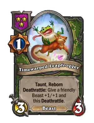Timewarped Leapfrogger card