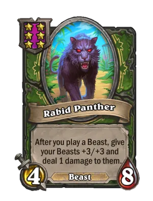 Rabid Panther card