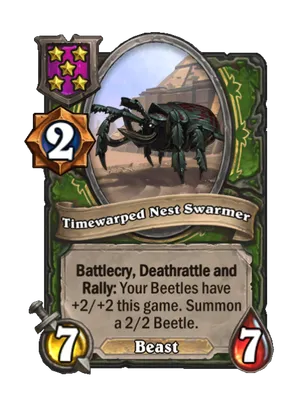 Timewarped Nest Swarmer card