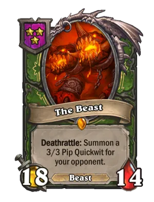 The Beast card render