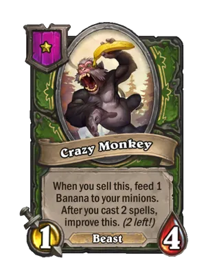 Crazy Monkey card