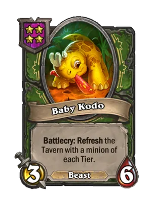 Baby Kodo card