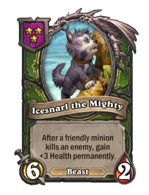 Icesnarl the Mighty card