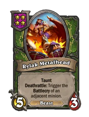 Rylak Metalhead card