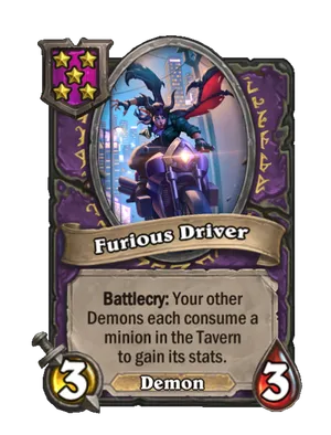Furious Driver card