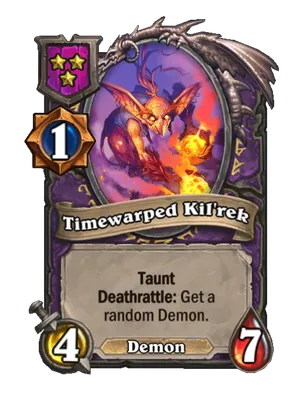 Timewarped Kil'rek card