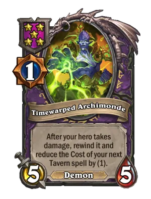 Timewarped Archimonde card