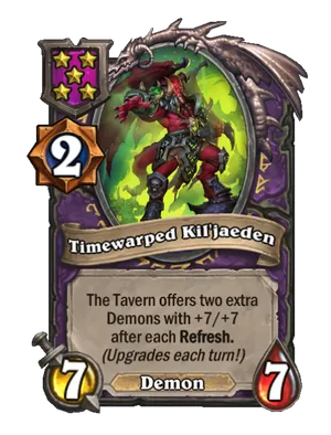 Timewarped Kil'jaeden card