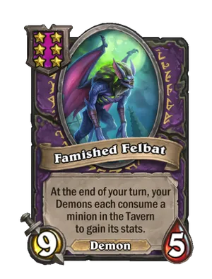 Famished Felbat card