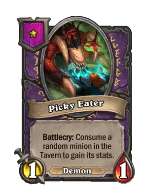Picky Eater card