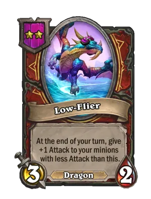 Low-Flier card render