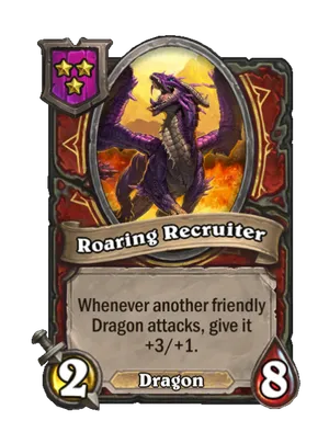 Roaring Recruiter card