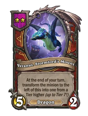 Veranus, Stormlord's Mount card