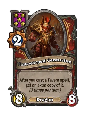 Timewarped Centurion card