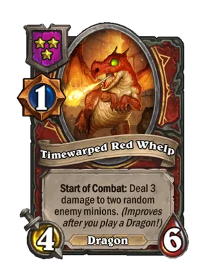 Timewarped Red Whelp card