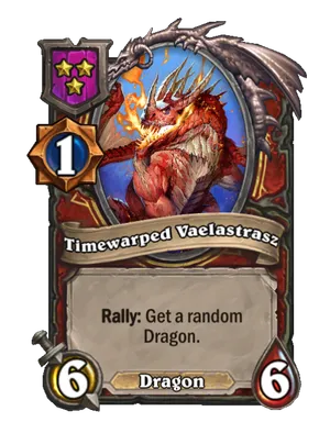 Timewarped Vaelastrasz card