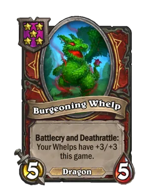 Burgeoning Whelp card