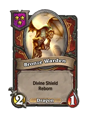 Bronze Warden card render