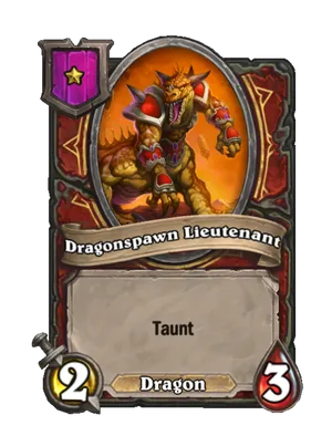 Dragonspawn Lieutenant card render