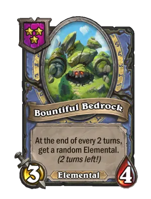 Bountiful Bedrock card