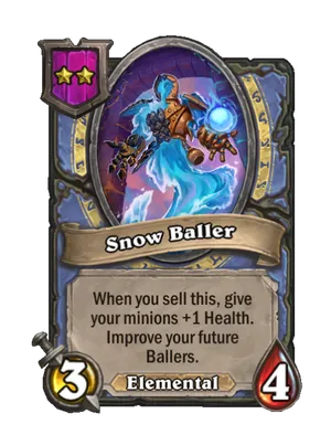 Snow Baller card