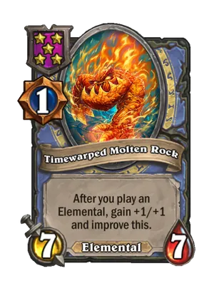 Timewarped Molten Rock card