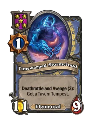 Timewarped Stormcloud card