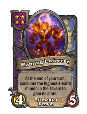 Flaming Enforcer card