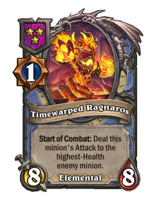 Timewarped Ragnaros card