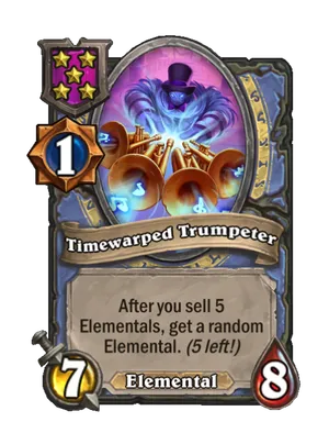 Timewarped Trumpeter card