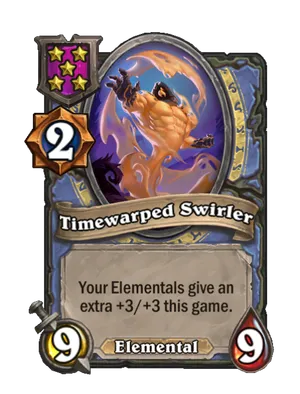 Timewarped Swirler card