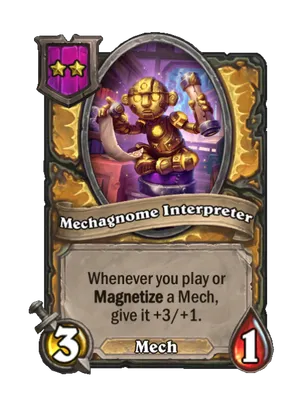 Mechagnome Interpreter card