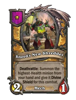 Sneed's New Shredder card