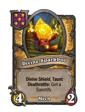 Divine Sparkbot card render