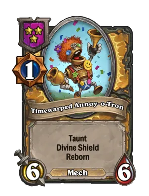Timewarped Annoy-o-Tron card