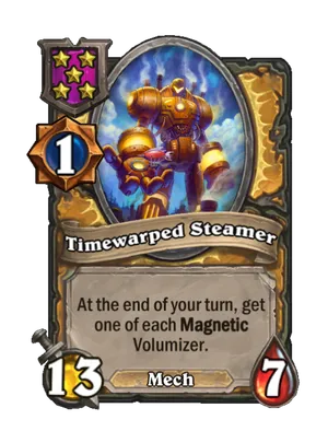 Timewarped Steamer card