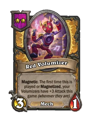 Red Volumizer card