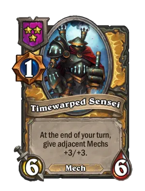 Timewarped Sensei card