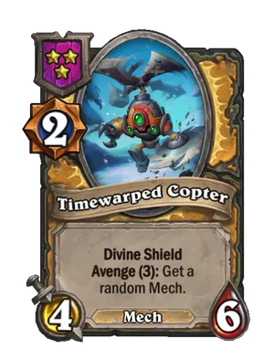 Timewarped Copter card